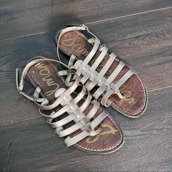 Sam Edelman Hamilton Rose Gold Sandal - Picture 1 of 4
